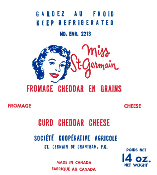 Emballage du fromage en grains Miss St-Germain